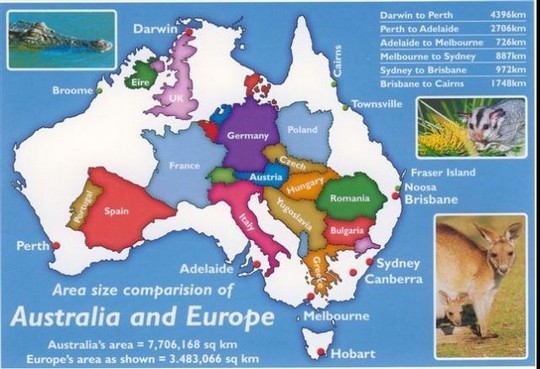 Australien Europa