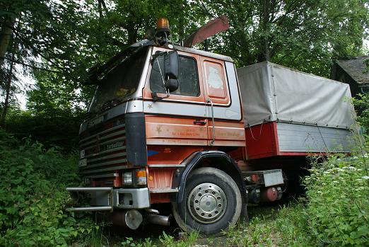 Scania im Wald